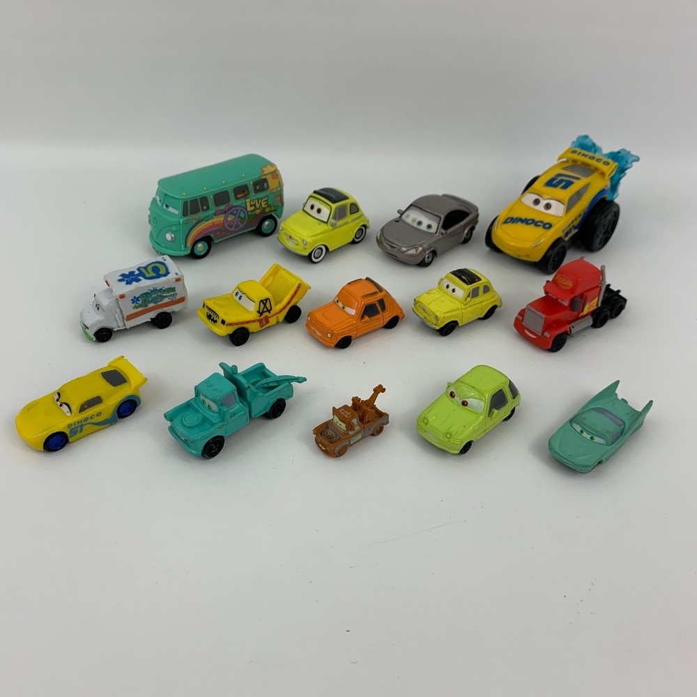 Mattel Disney Pixar Plastic Cars Toy Lot Fillmore Mater Sally Mack Cruz Rami - Picture 5 of 14